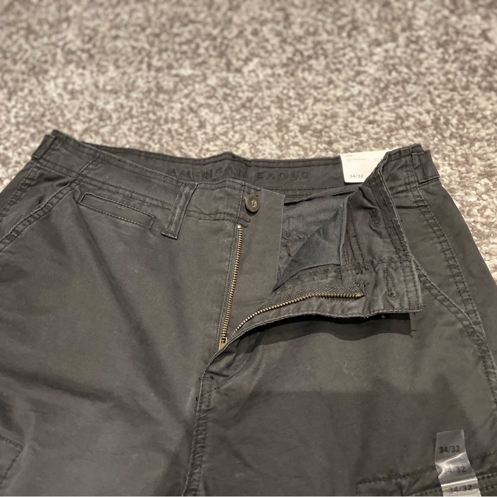 American Eagle Outfitters Black Cargo Pant - Picture 4 of 11